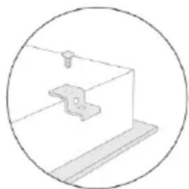 Kogan KAMCTCER90A - Locating the Fixing Brackets - 2