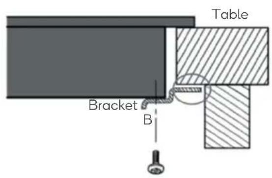 Table Bracket B
