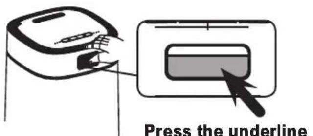 Press the underline