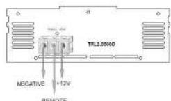 Soundstream TXP2.6500D - 2CHANNEL AMPLIFIER WIRING - 2