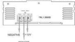 Soundstream TXP1.6000D - MONO CHANNEL SPEAKER WIRING DIAGRAM - 2