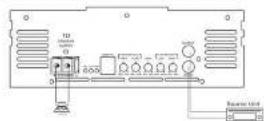 Soundstream TXP1.6000D - MONO CHANNEL SPEAKER WIRING DIAGRAM - 1
