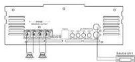 Soundstream TXP1.6000D - 2CHANNEL AMPLIFIER WIRING - 1