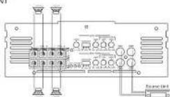 Soundstream TXP1.6000D - 4CHANNEL AMPLIFIER WIRING - 1