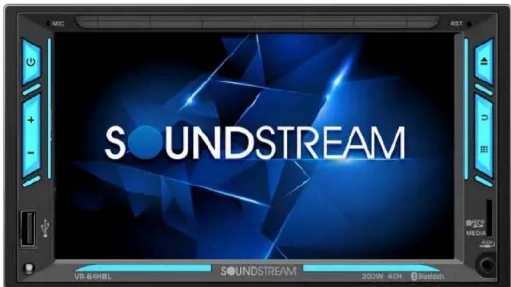 S OUNDSTREAM VR-B4HBL SOUNDSTREAM 300W 4CH Bluetooth
