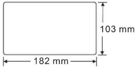 103 mm 182 mm