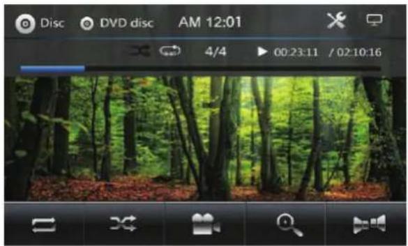 Disc DVD disc AM 12:01 4/4 00:23:11 / 02:10:16