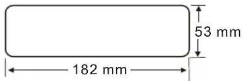 53 mm 182 mm