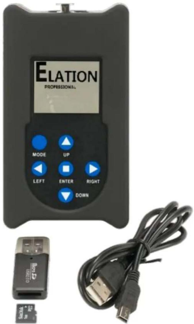 ELATION PROFESSIONAL MODE UP LEFT ENTER RIGHT DOWN