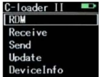 C-loader II RDM Receive Send Update DeviceInfo