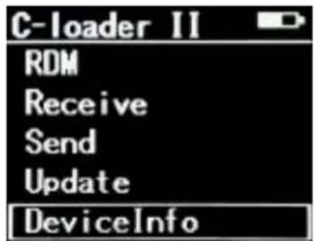 C-loader II RDM Receive Send Update DeviceInfo