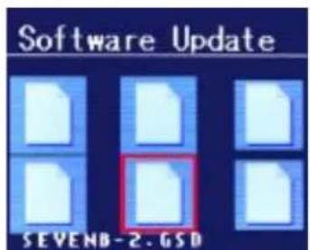 Software Update SEVENB-2.GSD
