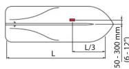 SIMRAD LiveSight Thru-Hull - Mounting location (guidelines only) - 2