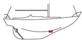 SIMRAD LiveSight Thru-Hull - Mounting location (guidelines only) - 11
