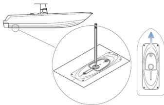 SIMRAD LiveSight Thru-Hull - Installation - 1