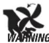 Cigweld Transarc 300i - WARNING - 1