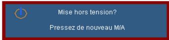 Mise hors tension? Pressez de nouveau M/A