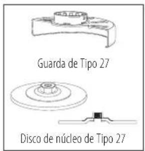 Guarda de Tipo 27 3 - 5" * (76.2 - 127 mm) escova em forma em forma de copo de arame