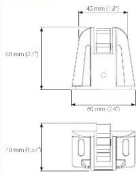45 mm (0.2") 60 mm (2.4") 60 mm (2.4) 70 mm (1.5/7)