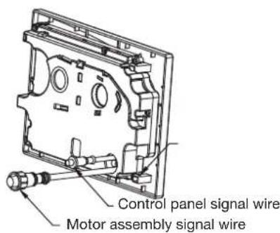 Control panel signal wire Motor assembly signal wire