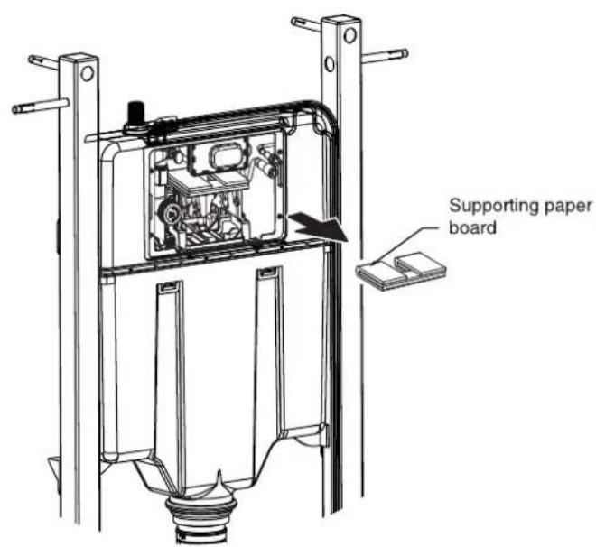 Supporting paper board
