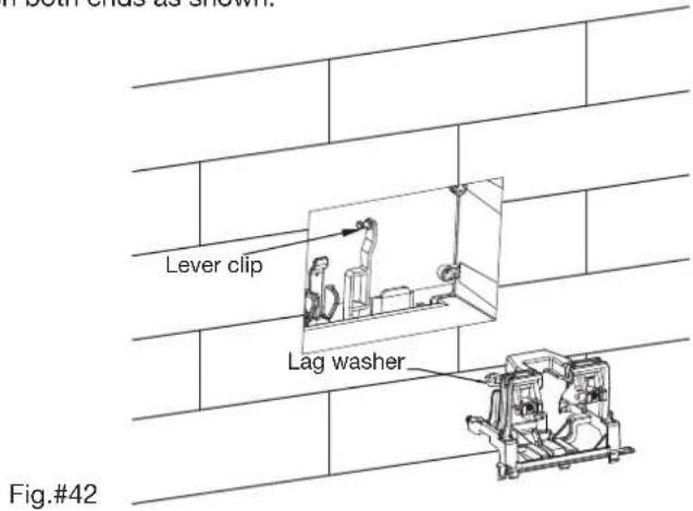 Lever clip Lag washer Fig.#42