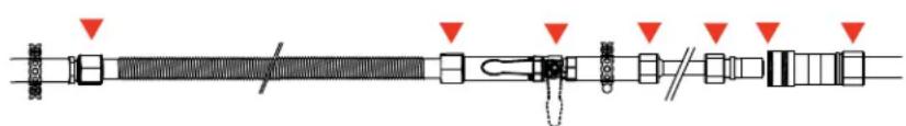 XO XOGRILL40XLT - PERFORMING A LEAK TEST - Either with a leak detector or by the simple method below: - 1