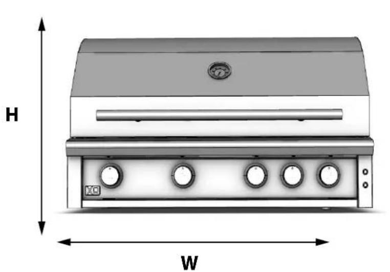 XO XOGRILL40XLT - Model XOGRILL32XLT - 1