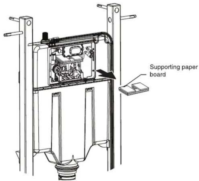 Supporting paper board