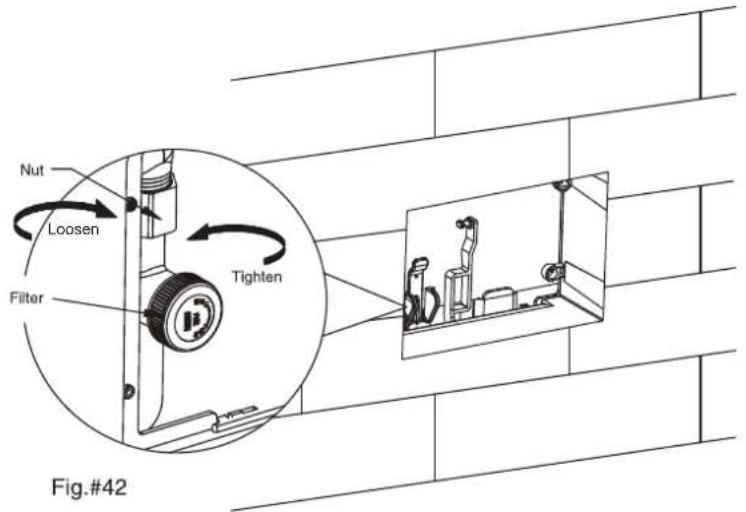 Nut Loosen Filter Tighten Fig.#42