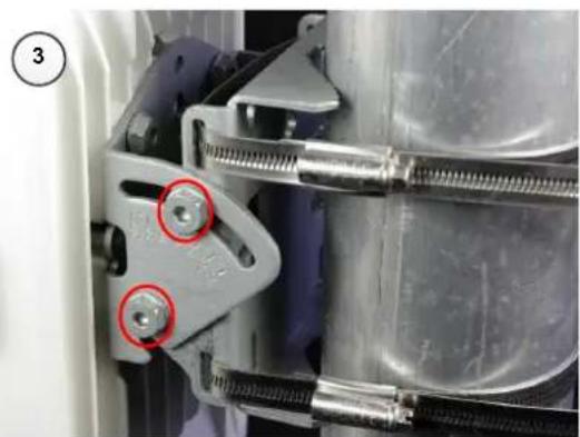 Cambium Networks PTP 700 - Tilt Bracket Assembly with band clamps - 2