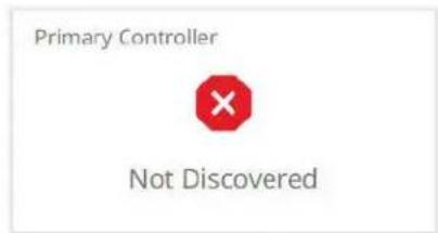 Primary Controller × Not Discovered