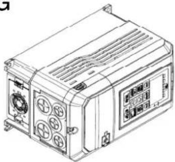 Line drawing of a portable electronic device with control panel and buttons (no text or symbols)