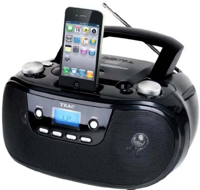 TEAC PCD450iP - CD Radio with Docking for iPhone/iPod - 1