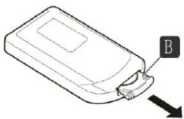 Ausclimate ACCT150 - Replacing the remote control batteries - 2