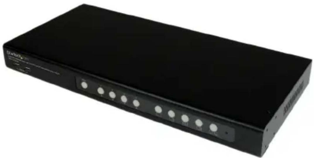 StarTech.com SV431DVIUAQV - Port DVI USB KVM Switch with Dual DVI Console and Quad View 4-in-1 Display - 1