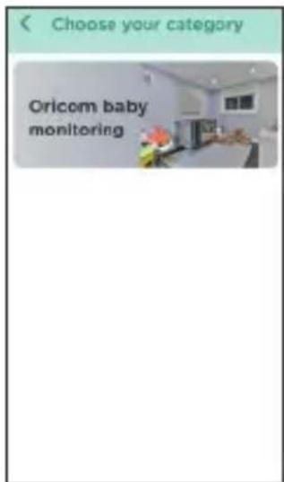 Choose your category Oricom baby monitoring