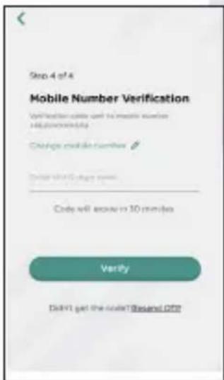 Step 4 of 4 Mobile Number Verification Verification code will be installed in the following website: Change mobile number # Order mail number Code will arrive in 30 minutes Verify Didn't get the route!@searl.002