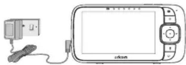 Oricom BS7OBH500 - Connecting the Power Supply of the Parent Unit. - 1