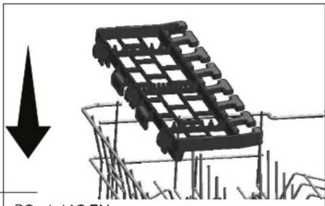 Defy DDW 240 - Upper basket multi-function service rack - 3