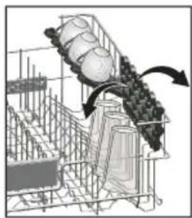 Defy DDW 240 - Upper basket height adjustable rack - 1