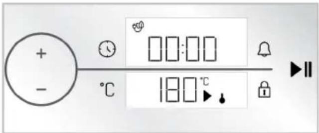 + - °C 00:00 180°C