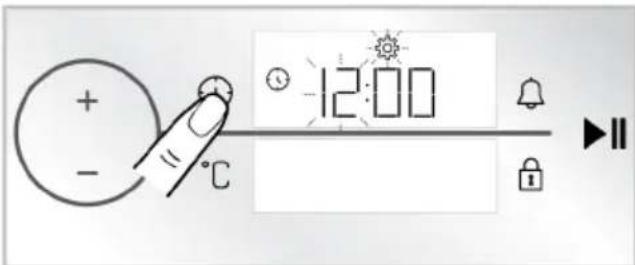 + - °C 12:00