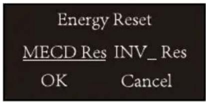 Energy Reset MECD Res INV_Res OK Cancel