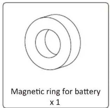 Magnetic ring for battery x 1