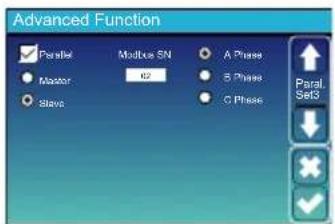 Advanced Function Parallel Modbus SN A Phase Master 42 5 Phase Stave C Phase Parallel Set3