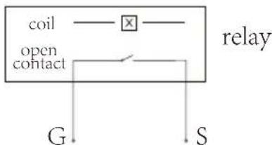 coil open contact G S relay