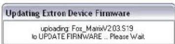 Extron FOX Matrix 7200 - Ethernet-connected firmware upload - 1