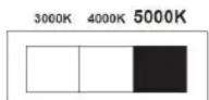 AFX Shaw SHAL054840LAJMV - Step 3 – Color changing temperature adjustment, CCT (if desired) - 3