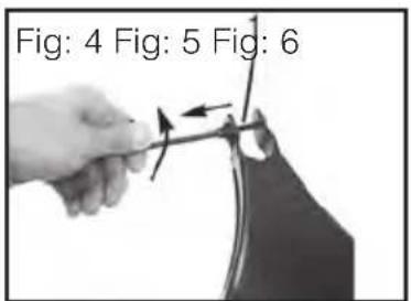 Victa 1697384 - Fitting the bent shaft guard - 1